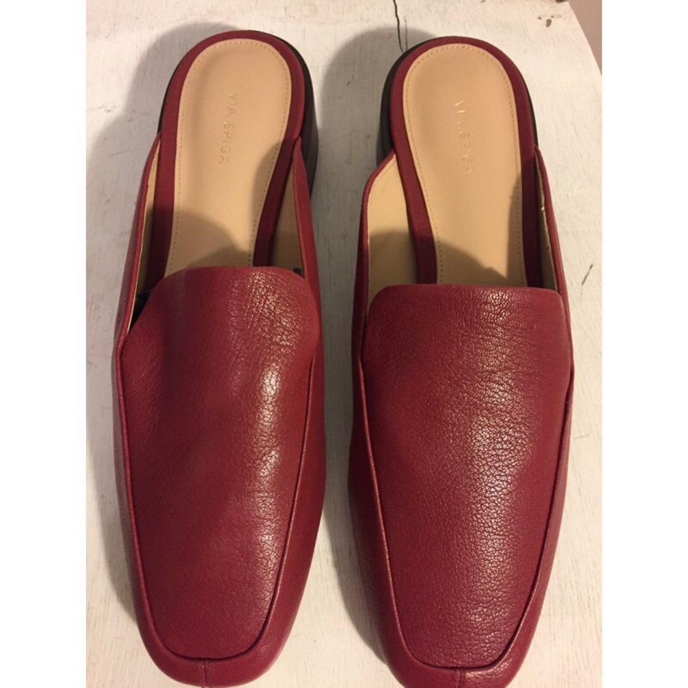 Via Spiga Rosewood Leather Shoes Size 6M